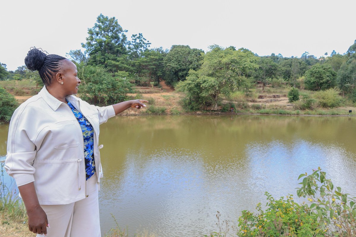 Wavinya_Ndeti's tweet photo. Inspected Kwa Kitoi Dam in Matungulu East Ward, a vital water project benefiting over 800 households with reliable water for domestic use, irrigation, and livestock.

Before the next rainy season, we will expand the dam and implement a water reticulation project to increase storage capacity and extend water access to more residents.

I remain committed to investing in sustainable water infrastructure that strengthens food security, improves livelihoods, and drives socio-economic growth across Machakos County.