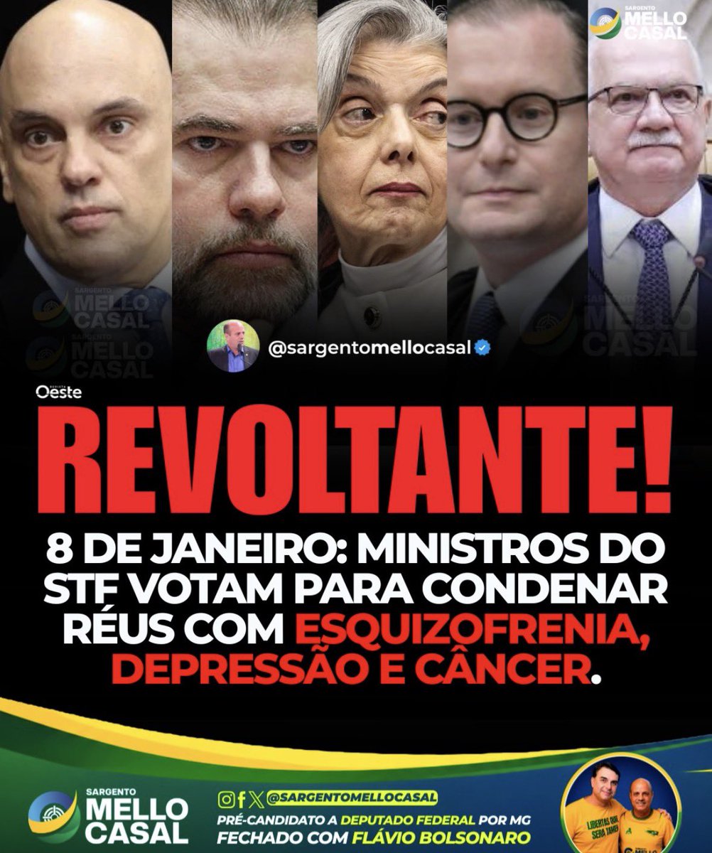 MatiasMatinhos0's tweet photo. É nojento e revoltante. Parece que chegamos ao fundo do poço ao ver nossa Suprema Corte, o tempo todo, protegendo um único partido. Isso não pode continuar. O país precisa encontrar uma solução para que a Justiça seja vista como imparcial e tenha a confiança de toda a população. https://t.co/BIbJNRkAdW
