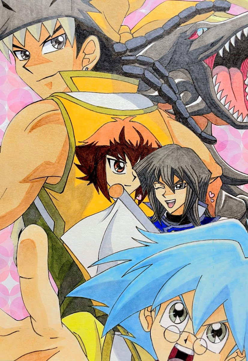 Ruka35480347's tweet photo. 遊戯王GX
第64話「翔vs剣山！アニキへの熱き想いデュエル」のイメージ絵 https://t.co/OFhcuec05f