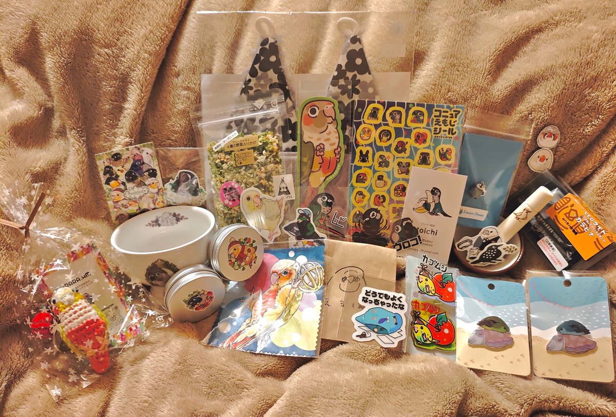 gueeex_x's tweet photo. 🌱鳥フェス浅草 戦利品🌱
どの作家さんも素敵すぎて最高な1日☀️
お迎えした子達 末永く大切にします⸜🌷︎⸝‍
#鳥フェス浅草 https://t.co/L6YitisdfF