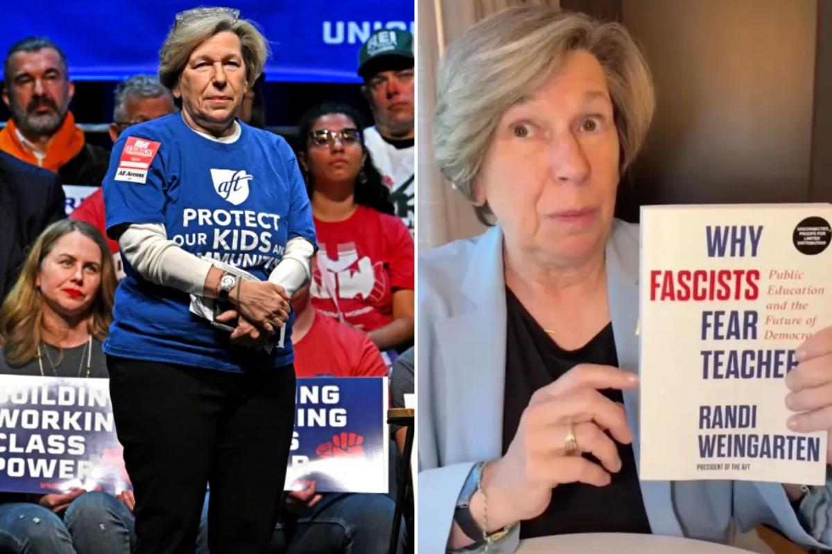 nypost's tweet photo. House launches probe into AFT boss Randi Weingarten tapping teachers’ union spending to write ‘manifesto’ book https://t.co/mT1remiPfW https://t.co/oBZ5Fu7q5U