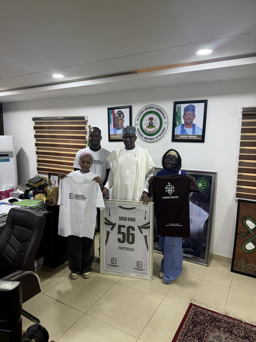 onakpa_emmanuel's tweet photo. The driving force behind my Foundation is personal gratitude to God. Growing up, a complete stranger stepped in, helped me, and sponsored my education. That singular act of kindness changed the entire trajectory of my life.

This Foundation is purely God’s move and it is my way of paying that blessing forward by becoming that ‘stranger’ who helps other young Nigerians find their footing.

When i established the Foundation. I deliberately searched for a father figure whose integrity, patriotism, and track record in youth and sports administration mirrored the future i want to build.

That is why i boldly took the step of faith to name The Minister of Sports in Nigeria who is the National Sports Commission Chairman as our PATRON. We needed to build a credible working structure.

Yesterday, July 7th 2026, our father figure officially consented to remain our Patron. We aren’t here to burden his office - we are here to be an asset to his inspiring vision for Nigerian youth.

We don’t know what the future holds; but we know who holds the future. We are never afraid to trust an unknown future to a known God.