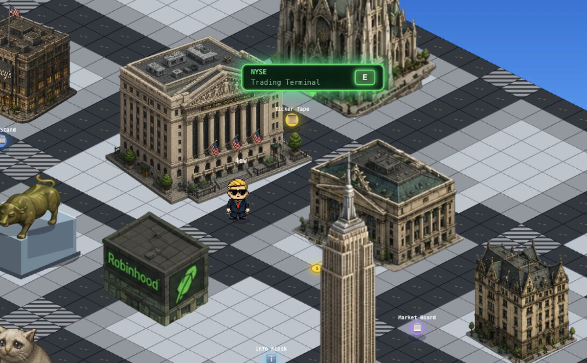 HoodWorld_'s tweet photo. At the New York Stock Exchange players are able to trade Stocks and Options with HOOD $

Time to double your portfolio.

https://t.co/w8PSGI6gGm https://t.co/1PV7vmA3X3