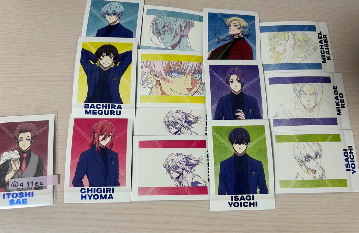 q91ea's tweet photo. 【交換】
ぱしゃこれ　エゴ展　ブルーロック

求　冴KV＞冴原画
（KVはとても優先度が高いです。）

譲　 1️⃣〜3️⃣枚目

郵送での交換希望です。
今回は交換のみでお願いします。
検索からでもお気軽にお声がけください https://t.co/UG871ZM4xT