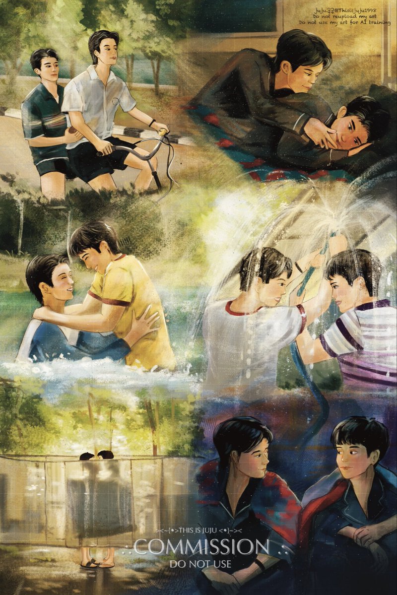 Thisisjuju1998's tweet photo. งานคอมมิชชั่น ซีนจากเรื่อง Ticket to Heaven 🩶
Commission : giveaway postcard https://t.co/aHG9L3TGsV