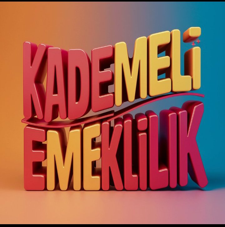 hyrttnylmz1903's tweet photo. Bizler  sadece emeklerimiz karşılığı olan kademeli emeklilik sistemini istiyoruz.
#Kademeİstiyoruz https://t.co/FwYkXr2xjh