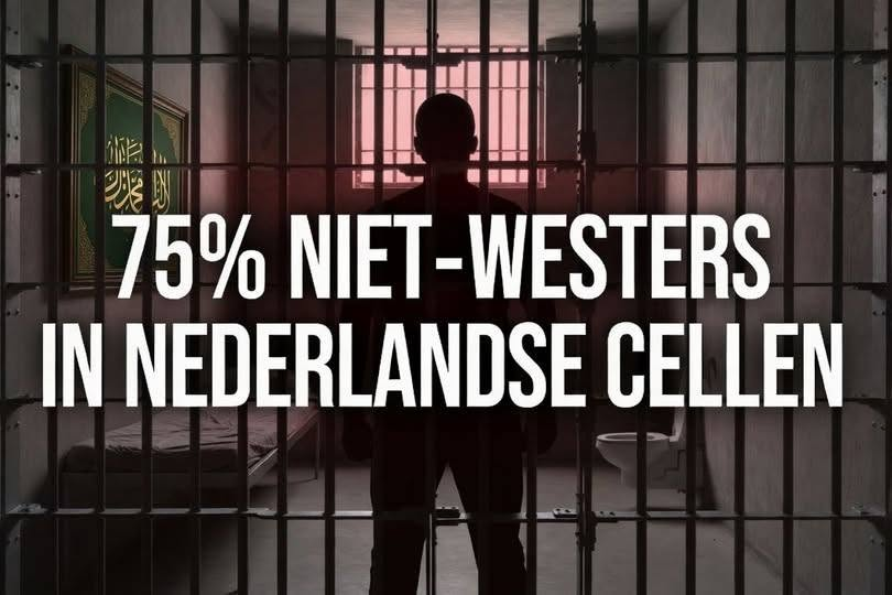WimdenOudsten's tweet photo. Diana Burger
𝗦𝗰𝗵𝗼𝗸𝗸𝗲𝗻𝗱𝗲 𝗰𝗶𝗷𝗳𝗲𝗿𝘀 𝘂𝗶𝘁 𝗡𝗲𝗱𝗲𝗿𝗹𝗮𝗻𝗱𝘀𝗲 𝗰𝗲𝗹𝗹𝗲𝗻: 𝟳𝟱% 𝘃𝗮𝗻 𝗱𝗲 𝗴𝗲𝗱𝗲𝘁𝗶𝗻𝗲𝗲𝗿𝗱𝗲𝗻 𝗵𝗲𝗲𝗳𝘁 𝗻𝗶𝗲𝘁-𝘄𝗲𝘀𝘁𝗲𝗿𝘀𝗲 𝗺𝗶𝗴𝗿𝗮𝘁𝗶𝗲𝗮𝗰𝗵𝘁𝗲𝗿𝗴𝗿𝗼𝗻𝗱
Den Haag – Terwijl de propaganda-machine van slinkse Nederland blijft beweren dat “omvolking” geen reden tot zorgen is en dat diversiteit ons land alleen maar sterker maakt, vertellen de harde cijfers van het CBS een compleet ander verhaal. In de huizen van bewaring en gevangenissen domineert één groep: mensen met een niet-westerse migratieachtergrond (1e en 2e generatie) maken circa 75 procent van de gedetineerden uit. Dit in een land dat buiten de grote steden nog altijd grotendeels uit inwoners van westerse afkomst bestaat.
Nederland telt ruim 18 miljoen inwoners, waarvan ongeveer 71-75 procent een Nederlandse of westerse achtergrond heeft. Mensen met een niet-westerse migratieachtergrond vormen slechts circa 14-17 procent van de bevolking – een veel kleiner aandeel, vooral buiten de Randstad. Toch vullen zij driekwart van de cellen.
Met ongeveer 27.000 mensen die in 2024 op enig moment vastzaten, gaat het om zo’n 20.000 gedetineerden met niet-westerse roots. Dat is een extreme oververtegenwoordiging.
Wat zeggen de cijfers écht?
Bevolkingsaandeel niet-westers: ±15%.
Aandeel in detentie: 75%.
Dit betekent dat mensen met een niet-westerse achtergrond volgens deze cijfers zo’n 17 keer vaker betrokken raken bij ernstige strafbare feiten die tot detentie leiden dan hun aandeel in de bevolking zou doen verwachten. De oververtegenwoordiging is nog sterker bij bepaalde delicten. Het Parool schreef hier onlangs over: “Driekwart van verkrachters in grote steden is allochtoon.”
Mensen, word wakker!
Nederland is vol. De straten voelen onveiliger, de wachtlijsten voor woningen langer en de druk op justitie en zorg onhoudbaar. Decennia van massamigratie en falend integratiebeleid hebben ons land veranderd – en niet ten goede. Terwijl de elite in Den Haag blijft roepen dat er “niets aan de hand” is, laten de CBS-cijfers zien wat veel Nederlanders al jaren in hun eigen buurt ervaren.
Het wordt tijd om op te staan. Nederland voor de Nederlanders. Stop de waanzin voordat het te laat is. De cijfers liegen niet – het is hoog tijd dat het beleid dat eindelijk ook gaat doen.