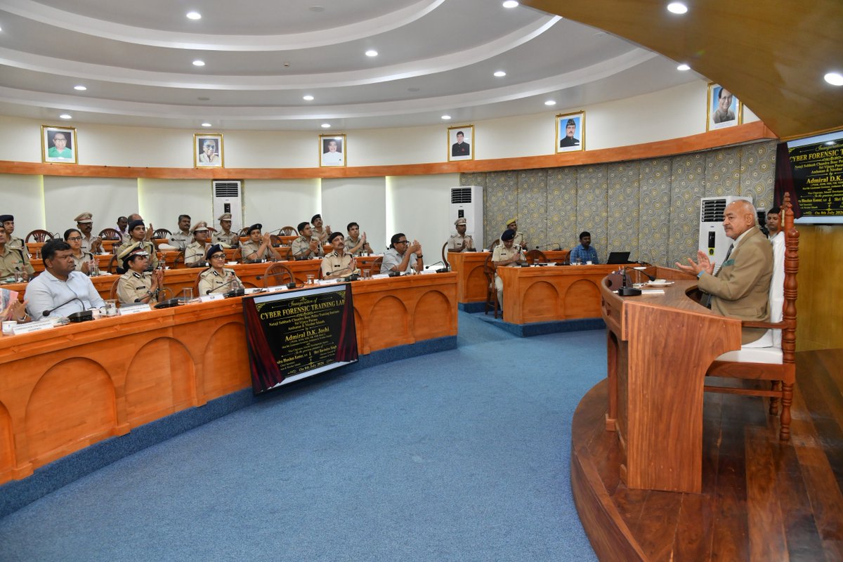 AndamanPolice's tweet photo. Strengthening Cyber Policing & Emergency Response in the Islands! 

Hon'ble Lt. Governor & Vice-Chairman, IDA, @Admiral_DKJoshi, PVSM, AVSM, YSM, NM, VSM (Retd.), inaugurated the cutting-edge Cyber Forensic Training Laboratory at Netaji Subhas Chandra Bose Police Training Institute (NSCBPTI) and flagged off two newly inducted Fire Tenders for Fire & Emergency Services in the presence of the Chief Secretary, @Andaman_Admin, @DGPANIslands and senior officers of the A&N Administration.

The state-of-the-art Cyber Forensic Training Laboratory, equipped with advanced digital forensic tools and investigative technologies, will empower police personnel with specialised skills in cybercrime investigation, digital evidence analysis and scientific policing in line with the provisions of the new criminal laws.

The induction of two modern Fire Tenders marks a significant enhancement in the emergency response capabilities of Fire & Emergency Services, ensuring quicker response, improved operational readiness and greater public safety across the Islands.

These landmark initiatives reflect the unwavering commitment of the Andaman & Nicobar Administration and Andaman & Nicobar Police towards technology-driven policing, capacity building and the creation of a safer, smarter and more resilient Island community.

#AndamanNicobarPolice #CyberForensics #SmartPolicing #DigitalPolicing #FireAndEmergencyServices #PoliceModernisation #PublicSafety #SafeAndSecureIslands #TechnologyDrivenPolicing

@MediaRN_ANI  @Ravindra_IPS