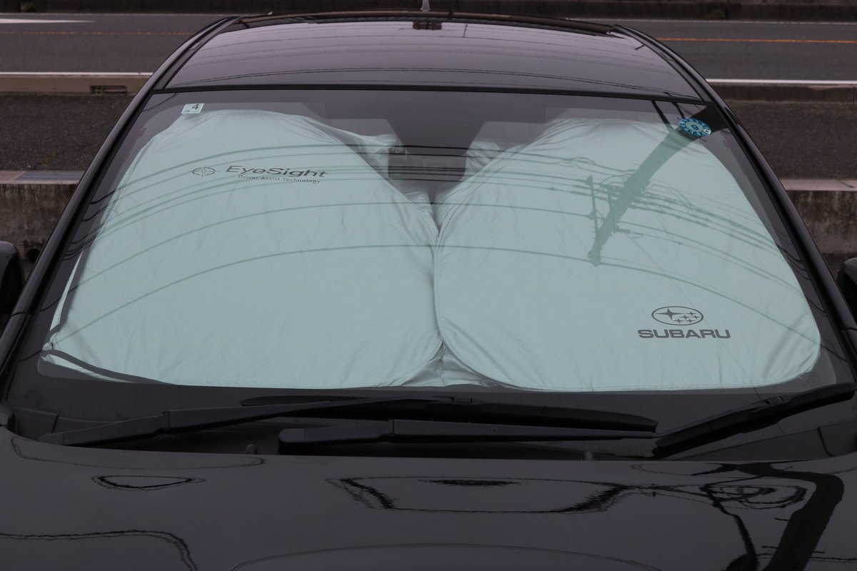 WRX_Kuu's tweet photo. 夏で暑くなる前にSUBARU純正サンシェード買ったぞ(๑•̀ㅂ•́)و純正品だからWRXにピッタリ‼️準備ヨシっ👍
来週はHSFスバルイベント参加予定です(  - ̀ω -́  )✧ｷﾘｯ

#スバル乗りと繋がろう2026夏 
#カッコいいフロントショットはろうぜ https://t.co/bAvYtVydEI