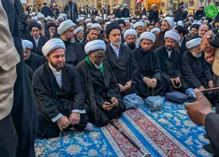 Realyaseer's tweet photo. Sheikh Zakzaky at Najaf. https://t.co/IYQG6A1CJy