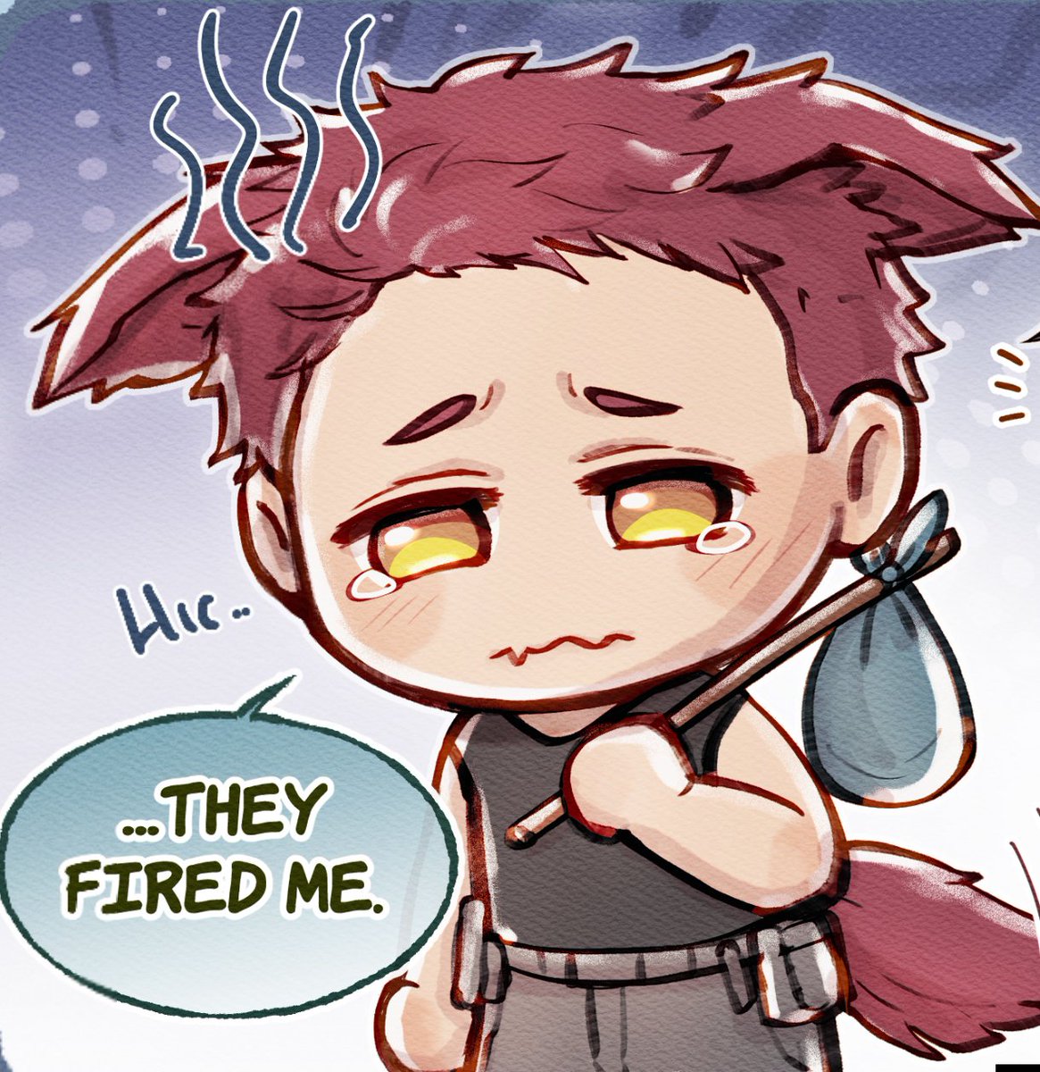stopmiw's tweet photo. so.. i have wip of valko got dumped, and that will be funny if he shows up tomorrow like nothing happened 🐺 but let's hope 🫶🏻 https://t.co/WUAnBbJ1wO