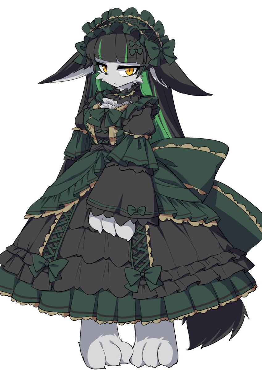 fun_bo's tweet photo. こういう配色のロリィタ服もすき！ https://t.co/jbVKrzzm5z