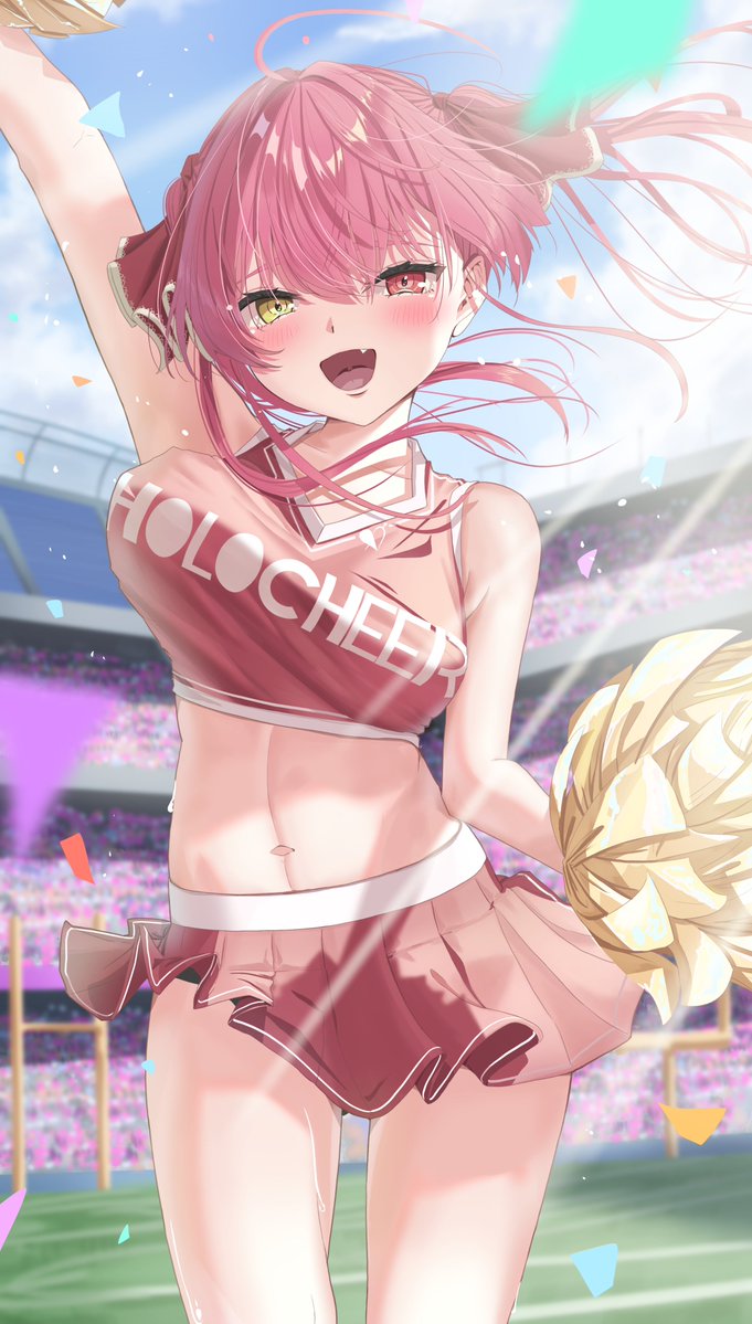 visitofsiki's tweet photo. チアガールっていいですよね。。。
ホロライブ3期生のチア衣装😇 https://t.co/A1OFZORXTi