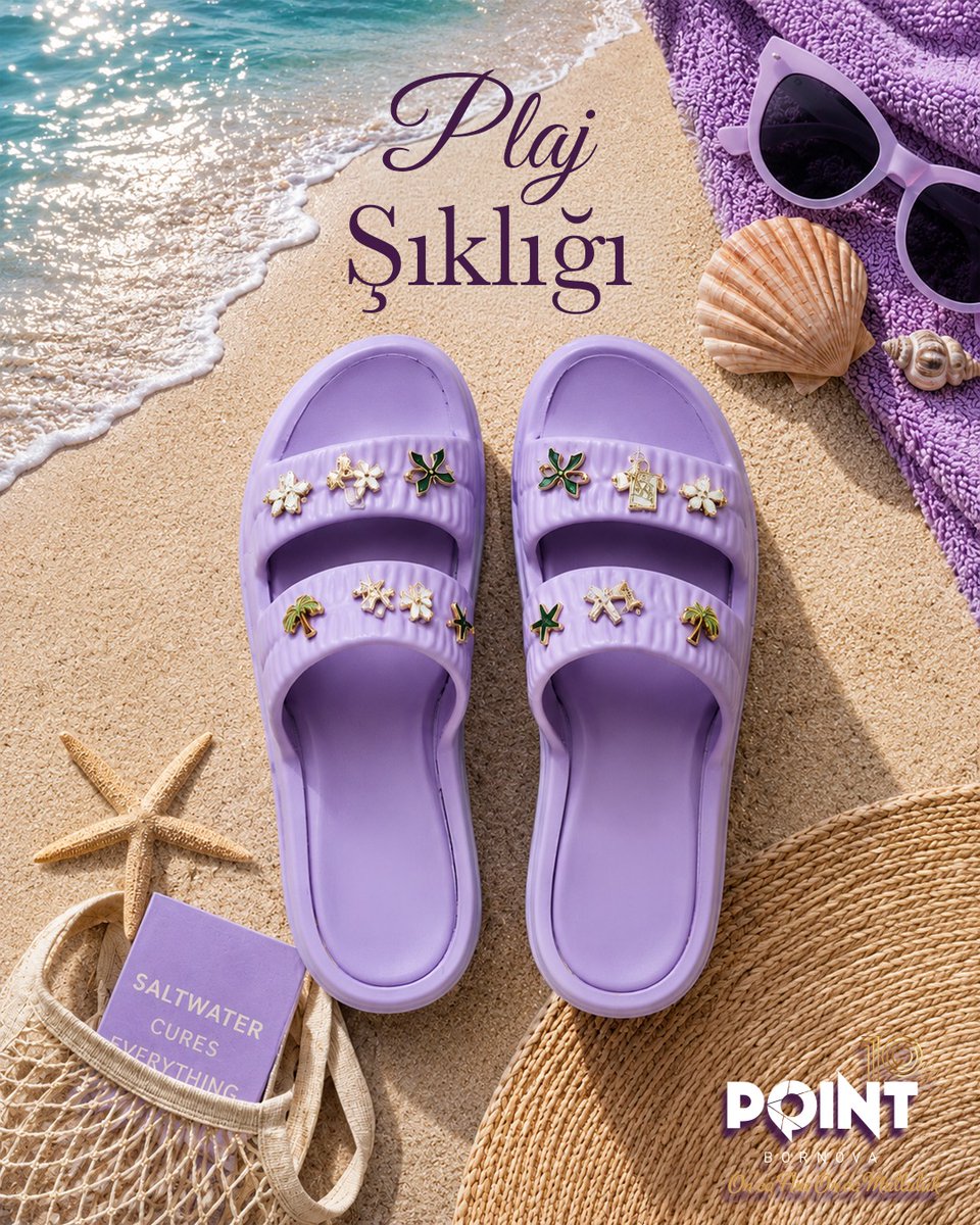 PointBornova's tweet photo. Flo ile plaj stilinizi tamamlayacak terlikler yaz kombinelerine eşlik ediyor. 🩴☀️ 
Point Bornova'da yaza rahat adımlar atın. 🌊✨

#PointBornova @flo

Step comfortably into summer at Point Bornova. 🌊✨ https://t.co/e5ojHpS8jp