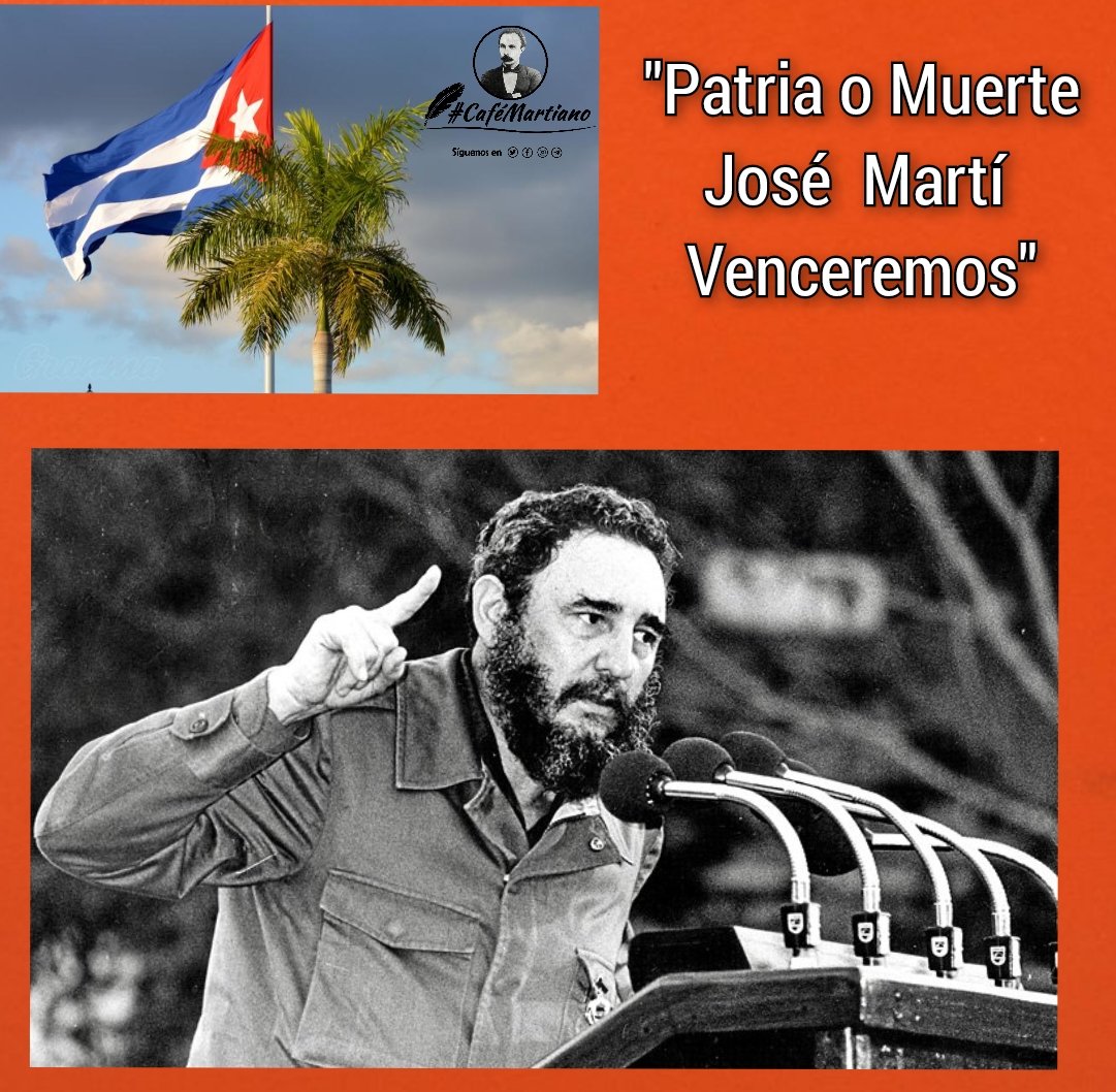 cafemartiano's tweet photo. Buenos días 🇨🇺 #CaféMartiano
Porque CUBA no es una amenaza, para que ¡VIVA CUBA¡ se VOTÓ en la ONU, lo reafirmaron 136 países, que conocen el odio del Norte:

✍️ "Ese odio..es la rabia de las bestias".

#CubaVencerá https://t.co/sP0wMryRjC