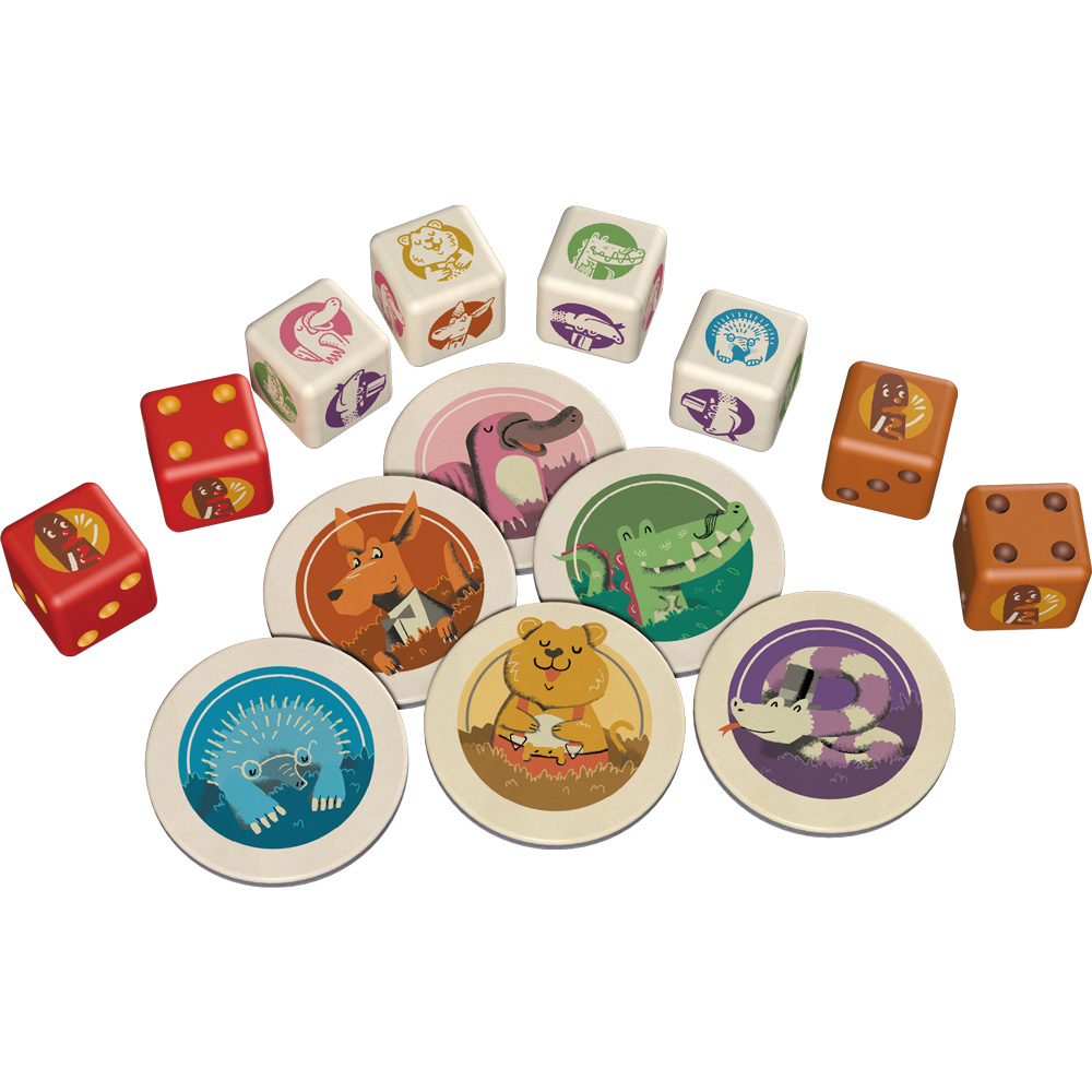 ArclightGames's tweet photo. 【新商品】お腹を空かせた動物たちがソーセージを狙っています。動物とダイスの目を揃えて高得点を目指しましょう！Ian O'Toole氏がアートワークを手掛けるダイスゲーム『ソーセージ・シズル』は8月21日発売予定！
https://t.co/6P67OrjH5h https://t.co/K6j9vGhGhX