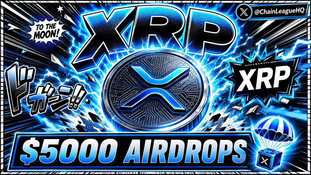 ChainLeagueHQ's tweet photo. 🚀 How to get the $XRP Airdrop

1️⃣ Follow, Like &amp; Retweet this POST 
2️⃣ Drop your Sol wallet address
3️⃣ Click and register: https://t.co/4c3qhmNb58

You're Done! ✅

🎁 The person whose retweet gets the most likes and comments will receive $5,000 worth of XRP Coin. ⬇️⬇️ https://t.co/9VLnC5APRL