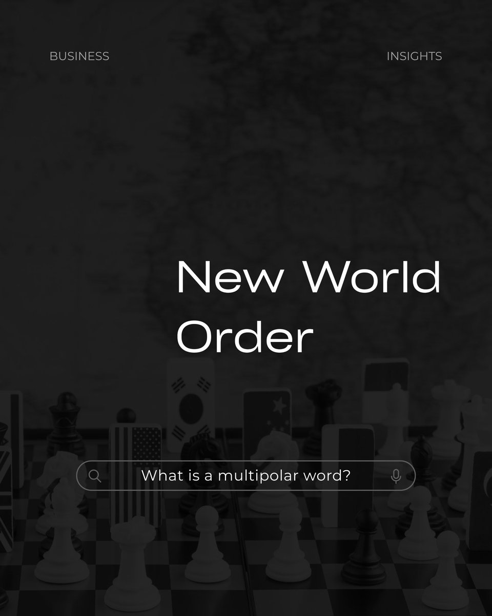 rai_foundry's tweet photo. A #multipolar world is a global system where power is shared among three or more major nations or regional blocs, rather than being dominated by one or two superpowers like the #usa.
#Brics is an alternative monetary system that will include multiple countries. https://t.co/IdJSiillrR