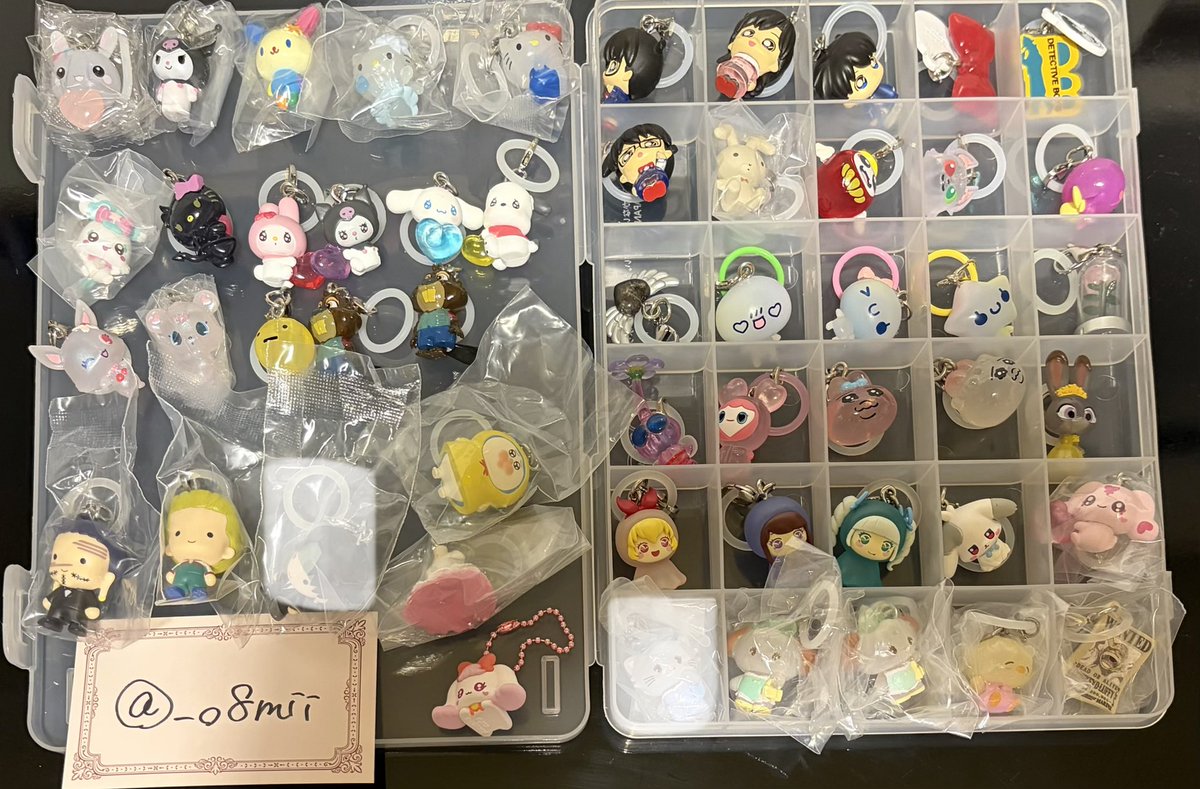 _o8mii's tweet photo. @jks_sh_sy 検索から失礼します。
当方うさぎ、クロミ、プリン、（白雪姫）で求めているのですが、こちらに交換可能なものはありますでしょうか？
一部お声がけ中のものもあるのですが、ご検討頂けますと幸いです🙇‍♀️ https://t.co/Czj130aqSV