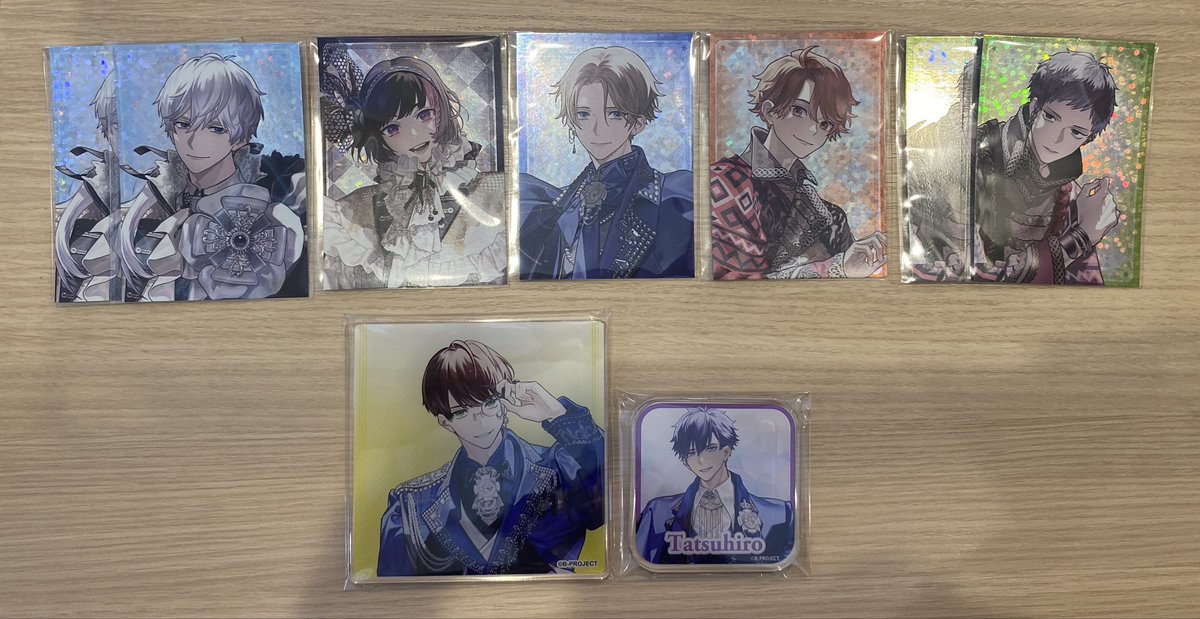NKawo09010913's tweet photo. 【交換】B-PROJECT Bプロ Collaboration Cafe motto cafe 池袋 10th ホログラムカード アクリルステッカー アクリルシール 特典 ブロマイド しおり

譲)画像参照
求)阿修 金城(しおり友人分)

本日池袋手渡し>後日郵送 https://t.co/rbFsNLTLjT