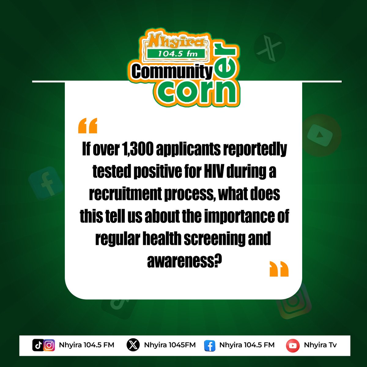 nhyira1045fm's tweet photo. #CommmunityCorner
#Nhyirafm
#LikeCommentShare https://t.co/67tIG30wPH