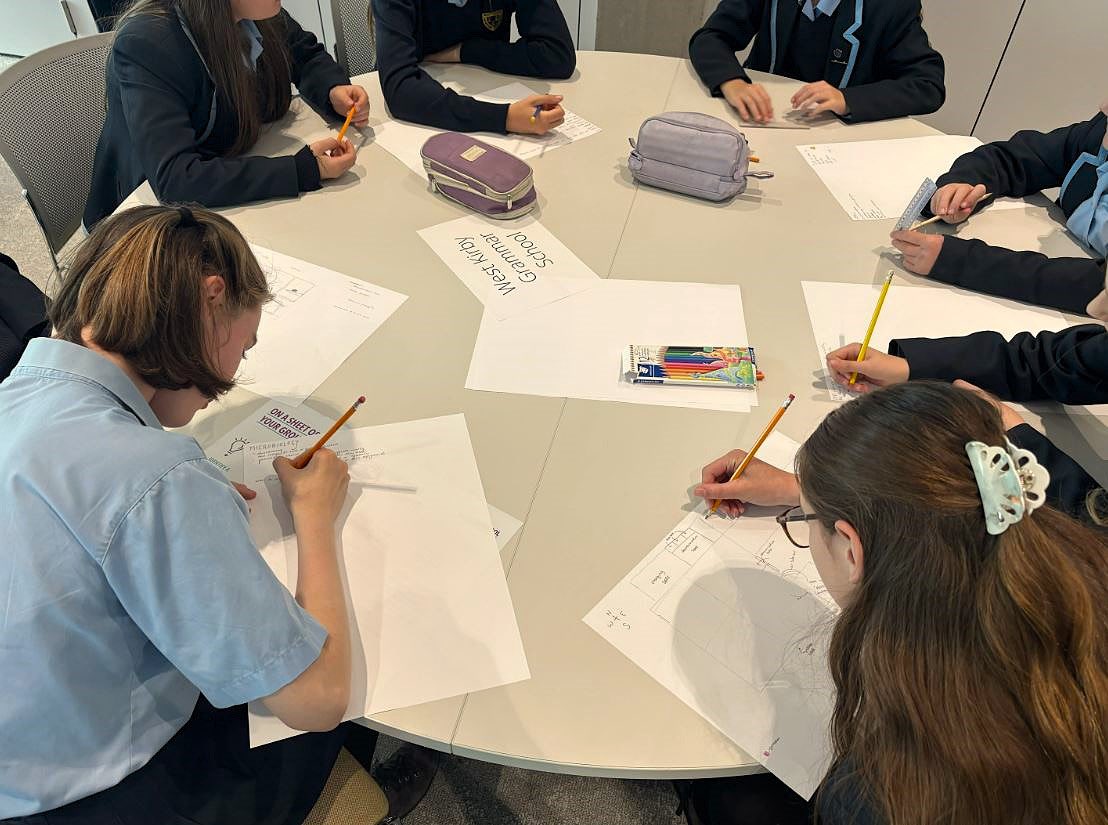 KQLiverpool's tweet photo. ✨ Career Insights Day 2026: 109 students, 8 schools, 1 design challenge!

Students were challenged to 'design a lab of the future', after hearing from local innovators @LSTMnews @DefProcEng @Sciontec 

Congratulations to winning team @HollyLodgeLiver 👏

https://t.co/wHHz1H0Dpb https://t.co/awCPAPb5NM