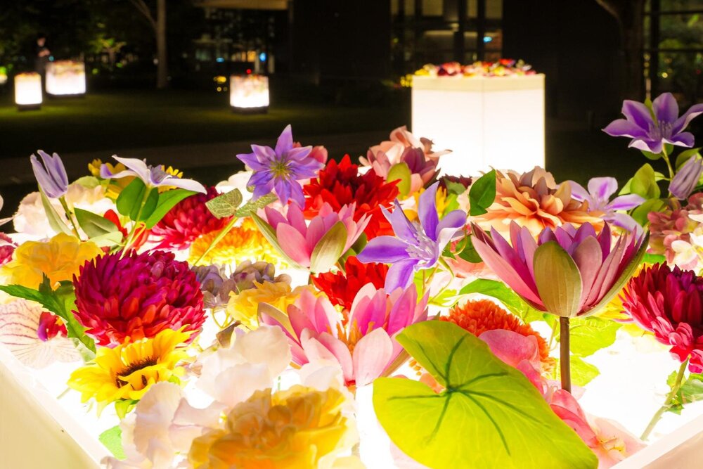 fashionpressnet's tweet photo. 「みなも花灯り」“水面に浮かぶ花×ほのかな光”に包まれる大手町の癒しイベント

こだわりのフードやお酒を楽しめるキッチンカーも - https://t.co/gc9XT2O2VC / PR https://t.co/6flhzPEmKt