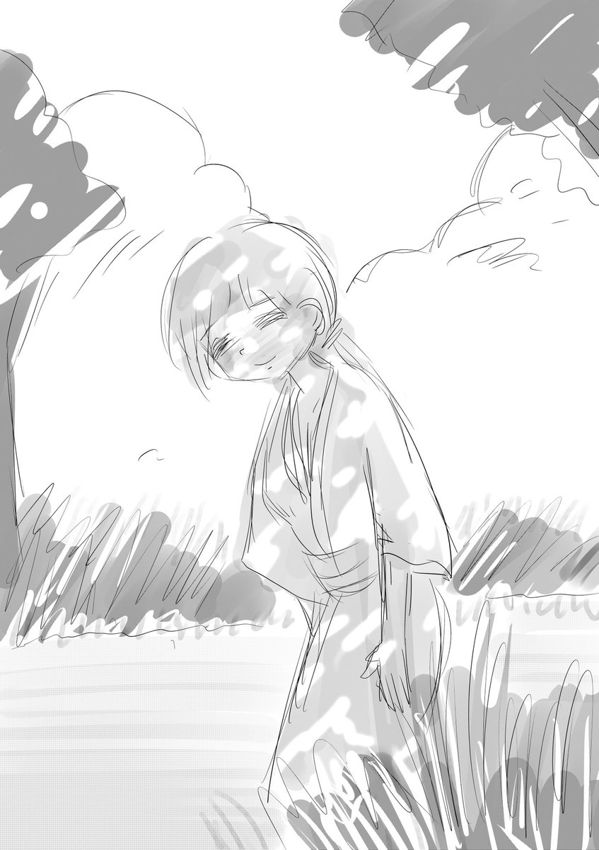 RT @sanzuikanade45: 久しぶりに落書き描いた☁️