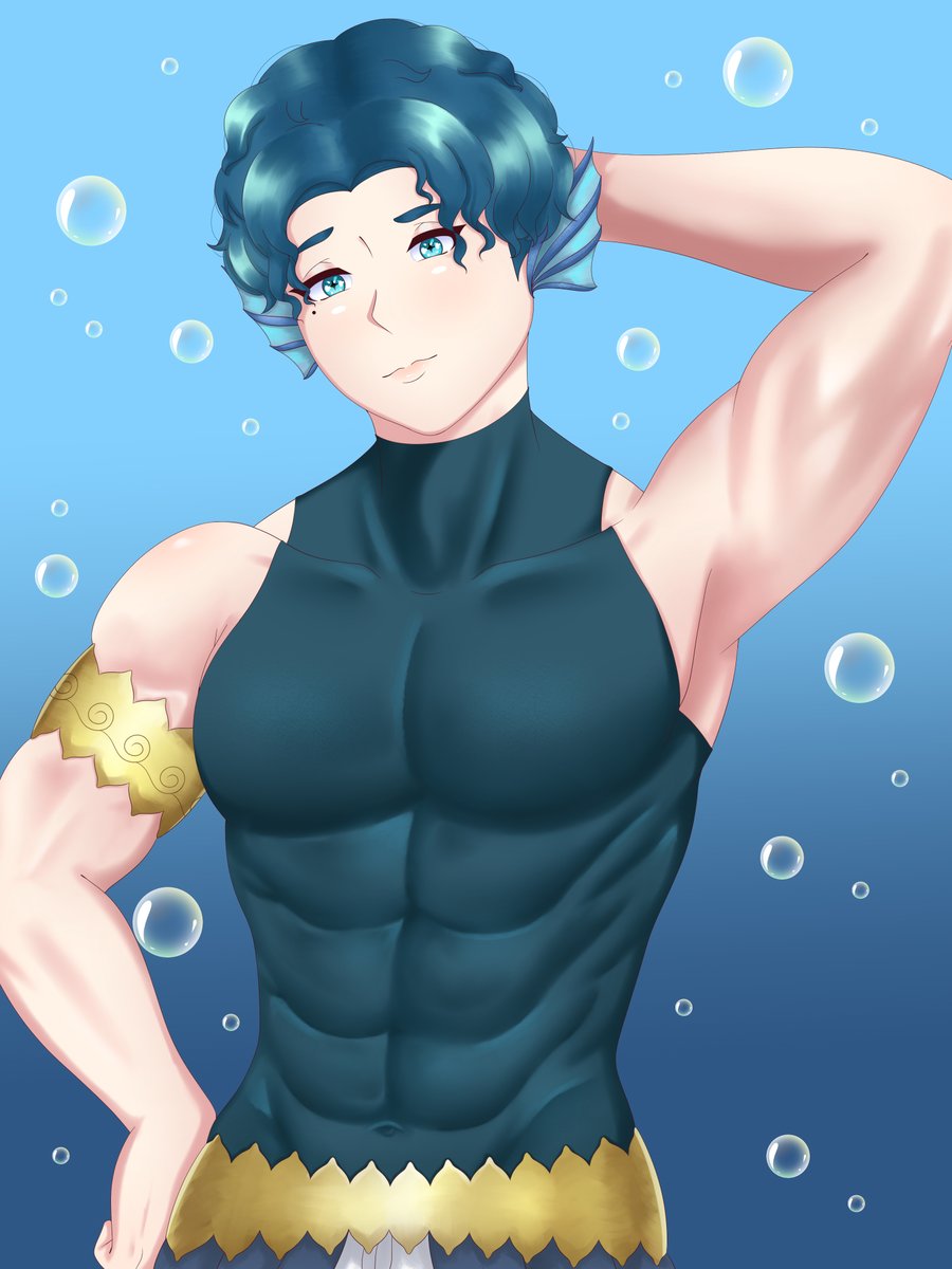 Perilla_1218's tweet photo. Shark Prince
＃art ＃fanart https://t.co/Po7CwoX1pe