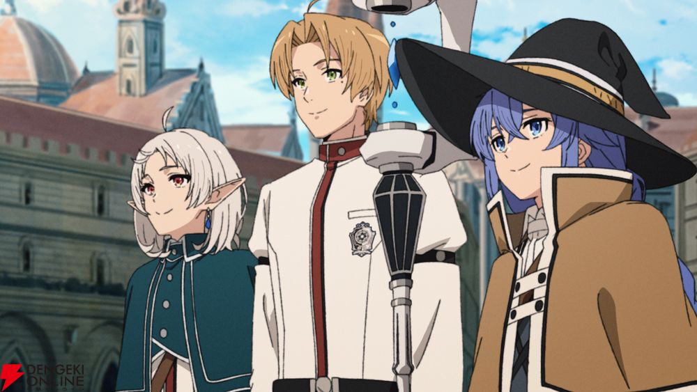 dengekionline's tweet photo. アニメ『無職転生Ⅲ』第3話“帰ってきた日常”のあらすじ・先行カットが公開
https://t.co/Mm6hq1Tdw4

ルーデウスはロキシーを第二の妻として迎え、ラノア魔法大学にも復帰。皆にロキシーを紹介をする中、クリフは信教上それを許せず… https://t.co/OK4qHwbskN