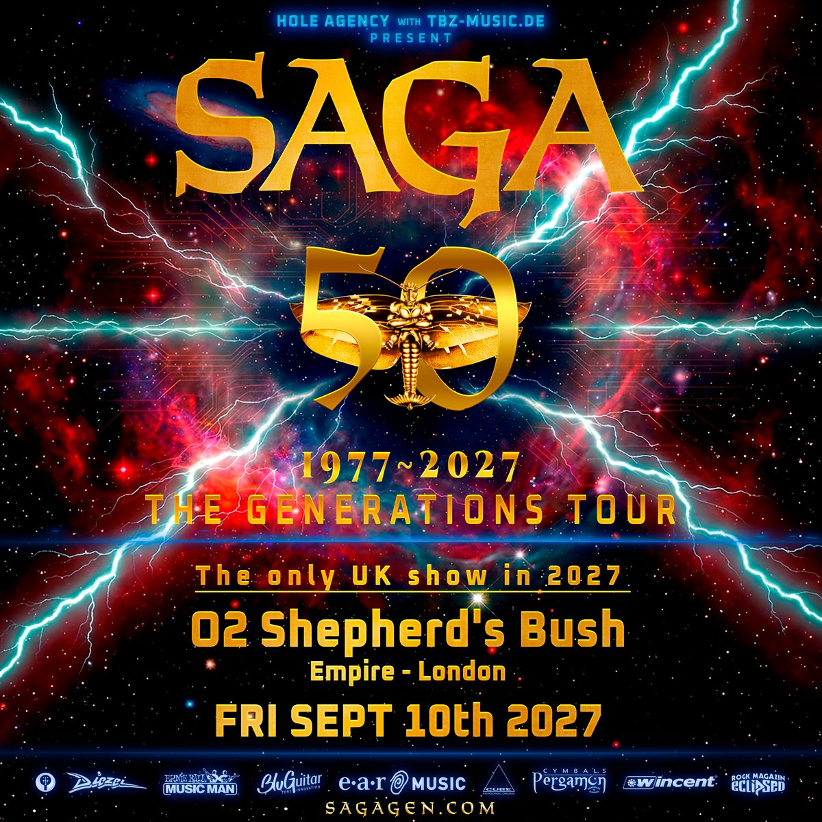 O2SBE's tweet photo. Weβve got Priority Tickets for @saga_rocks on sale now.
Head to #O2Priority π https://t.co/5ZU1YQJDES #SAGA https://t.co/E3iktapHlg