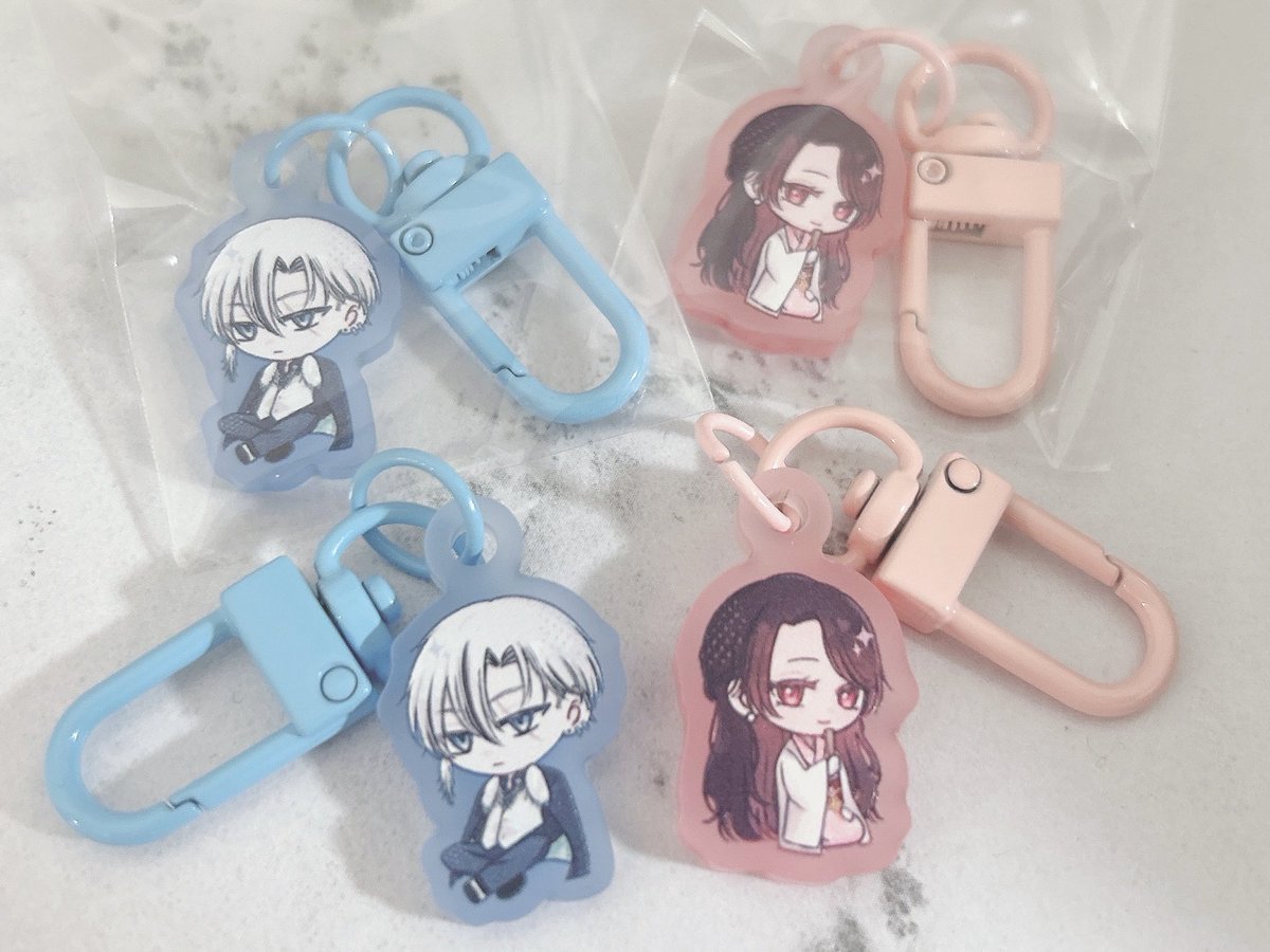 lilac622's tweet photo. 先月ひっそりと作っていたロトあだ自陣グッズです🩵🩷 https://t.co/PKZbZggkN0