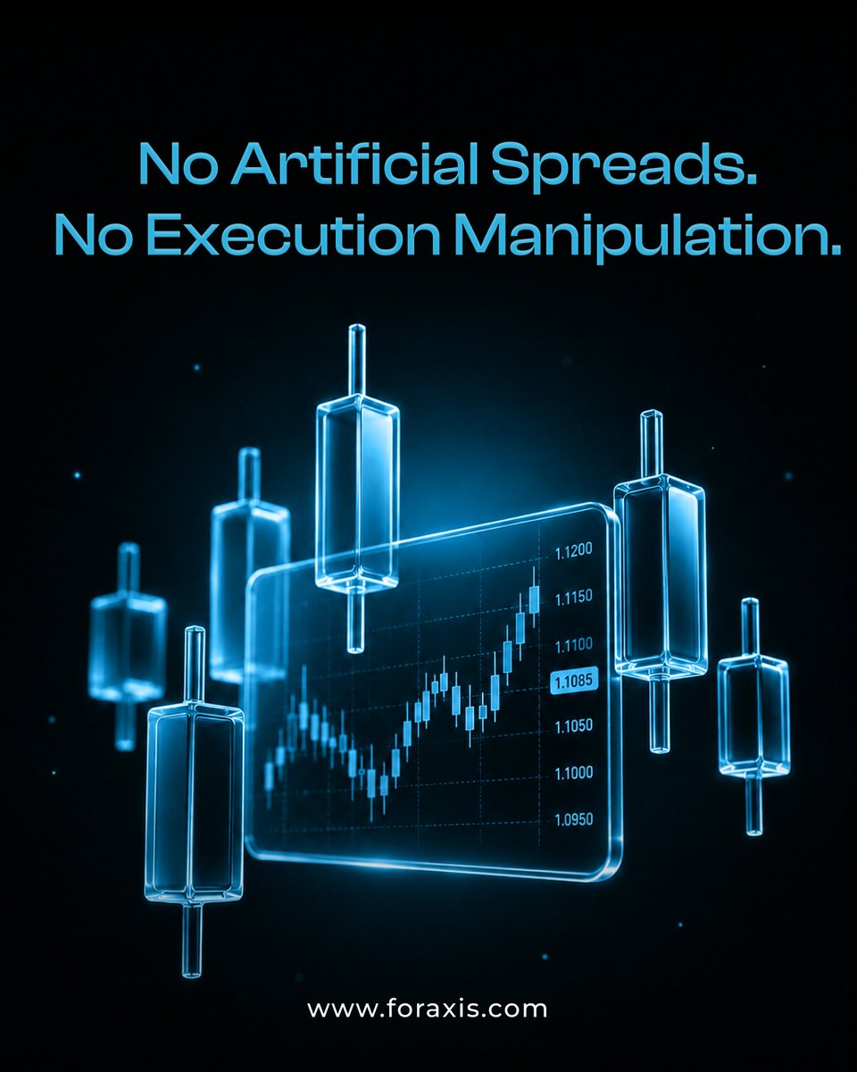 foraxisofficial's tweet photo. No artificial spreads.
No execution manipulation.
Just transparent conditions for traders who take risk seriously.

A fairer trading environment is coming. https://t.co/M2RhZE77yt