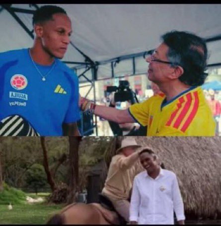 Urisisbenizadi's tweet photo. El presidente @petrogustavo, junto con su gabinete ministerial, invitó con mucho respeto y buena voluntad a varios miembros de la @FCFSeleccionCol, entre ellos @jamesdrodriguez, @LuisFDiaz19 y otros.
Sin embargo, llegaron con miradas de odio y resentimiento hacia el Presidente por ser un dirigente de izquierda y representante del pueblo. En cambio, en otras ocasiones los hemos visto posando felices en la finca El Ubérrimo del expresidente @AlvaroUribeVel, quien es investigado por múltiples delitos, entre ellos crímenes de lesa humanidad como las masacres de La Granja y El Aro en Antioquia. Precisamente, este 24 de julio tiene cita pendiente para indagatoria en la Fiscalía General de la Nación.
Esto explica la desazón de la izquierda hacia este tipo de figuras: aduladores de traquetos. Porque eso es lo que son. Hace poco le fue decretada extinción de dominio al exjugador @higuitarene por propiedades que en realidad pertenecían al cartel de Medellín. Son estos mismos jugadores los que admiran y alaban sin ningún tipo de vergüenza.
La mayoría votó por el candidato 🐅 @ABDELAESPRIELLA y se mofaron en redes sociales del #FirmesPorLaPatria. Por eso digo: si hoy existe un patriotismo genuino en Colombia, un patriotismo contra el establecimiento narco-paramilitar, debe expresarse en el rechazo frontal y generalizado a este tipo de figuras públicas. Como prostitutas de Provenza, se venden al mejor postor. Son 🐩 falderas de narcos y políticos criminales.
Bien idos, hijos de put/, aduladores de criminales. La gloria nunca será de ustedes.
¡Que viva la izquierda colombiana!
¡Que viva!
¡Que viva el presidente Gustavo Petro!
¡Que viva, carajo!

#DeberAntesQueVida🫡