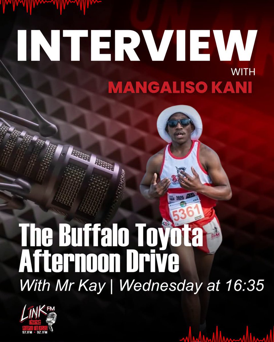 augustine_mnoto's tweet photo. People of My Community!

 TODAY @ 16:35 🔥📻🎙️

I’m going live on The Buffalo Toyota Afternoon Drive with Mr Kay on Link FM. https://t.co/zoIW3tfsNJ