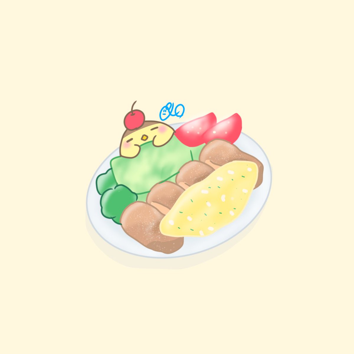 nnmr__o0's tweet photo. チキン南蛮はいかが？？

#ぺリんさん #ゆるいイラスト https://t.co/h7qry09Ptp