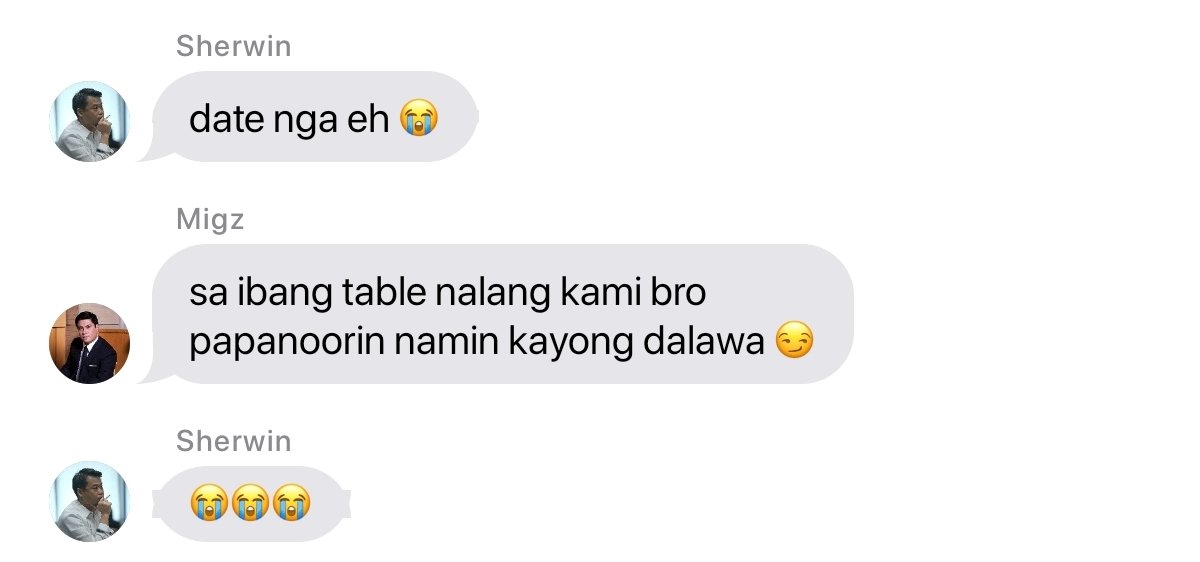 tomaytowh's tweet photo. majo boys third wheel? 😭 https://t.co/VYflNMzGC8