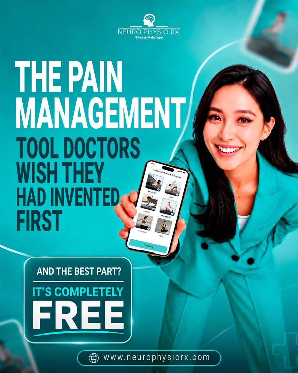 NeurophysioRx's tweet photo. Imagine having a professional pain management clinic right in the palm of your hand. 

Download Neuro Physio Rx today.  

Google Play: https://t.co/4zSQXE14Ft
AppleStore: https://t.co/vi6QkRPTge https://t.co/JDcl2GoM2d