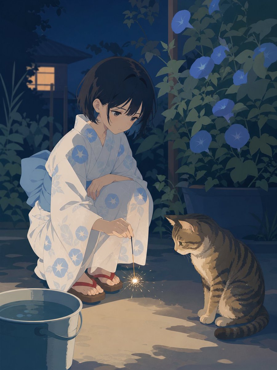 Post by くろみつ。 on X: 線香花火🎇