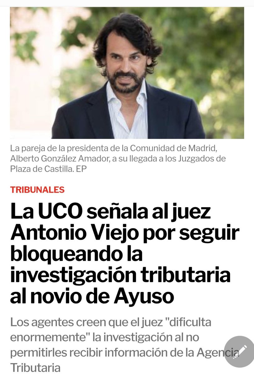 ManuelGmezHoyo1's tweet photo. ¿ A QUE ESTA "JUGANDO" EL @PoderJudicialEs ?.
Esta acusacion de la UCO contra el juez VIEJO justifica mas que suficiente , su intervencion. La credibilidad de la justicia se hunde cada dia mas. La CRITICA esta justificada. https://t.co/LQ4mx3LKZT