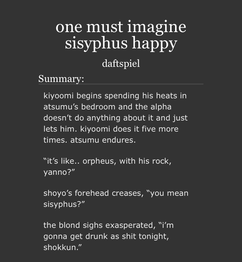 atsuomi fic on pinned ! tweet media