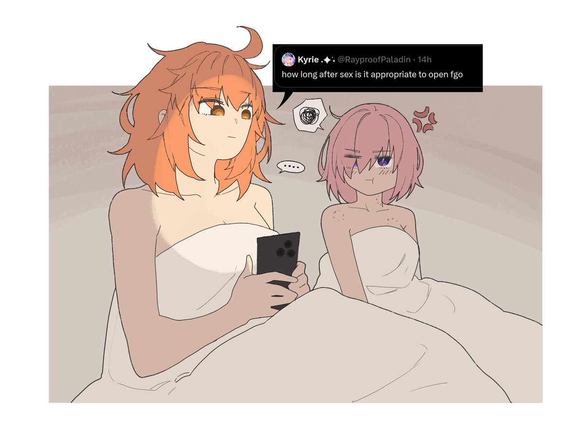 N_asu_mi's tweet photo. Mashu doesn't aprov https://t.co/TLO0uzXENK
