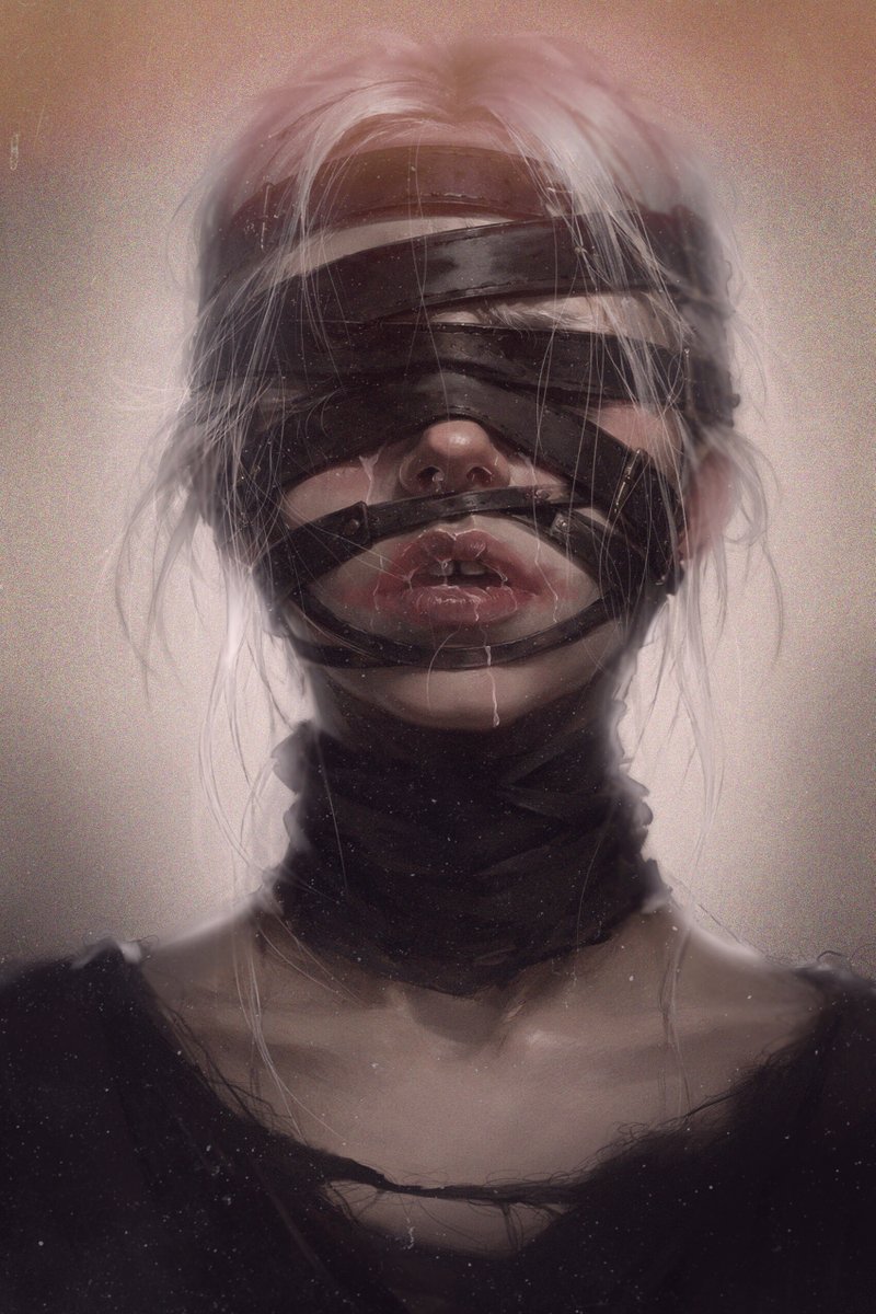 Melnik_ne's tweet photo. The Endless Search
A portrait about the silent exhaustion behind the endless search for work.
The leather straps became a visual metaphor for pressure, rejection, and the feeling of being unable to speak or breathe freely while trying to find a place in the world.
#art #2d #draw https://t.co/dyXWJ0PIPc