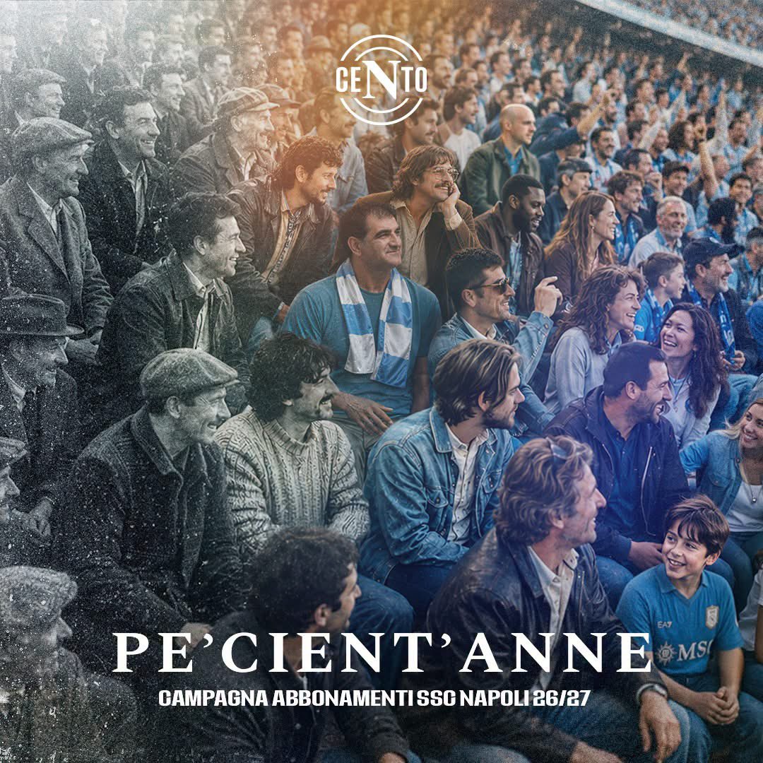 sscnapoli's tweet photo. È il Napoli. È il tuo Napoli. Da sempre, per sempre
PE' CIENT'ANNE

La Campagna Abbonamenti 26/27 parte il 10 luglio alle 12:00!

Scopri di più link 👉 https://t.co/dIyfWIf984 https://t.co/P4cgWpniO4