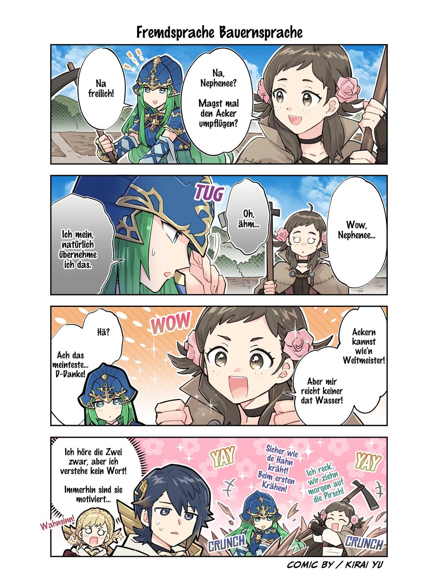 FireEmblemDE's tweet photo. #FEHeroes Web-Manga Seite 447: Fremdsprache Bauernsprache

Alle Seiten hier: https://t.co/scYJROLpxd https://t.co/H74yoYJ0zB