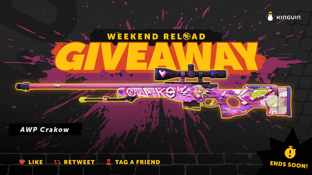 KinguinCS2News's tweet photo. Gear up for the weekend! Grab your chance to win.

✅ Follow @KinguinCS2News
✅ Like & RT
✅ Visit: https://t.co/F3AXInUoRO
✅ Join TG: https://t.co/UfwbDLql44
✅ Tag your duo and answer this question in a creative way: What's the pettiest reason someone should get kicked from a match?

Results on Telegram 🍀T&C: https://t.co/MFy77k4xce