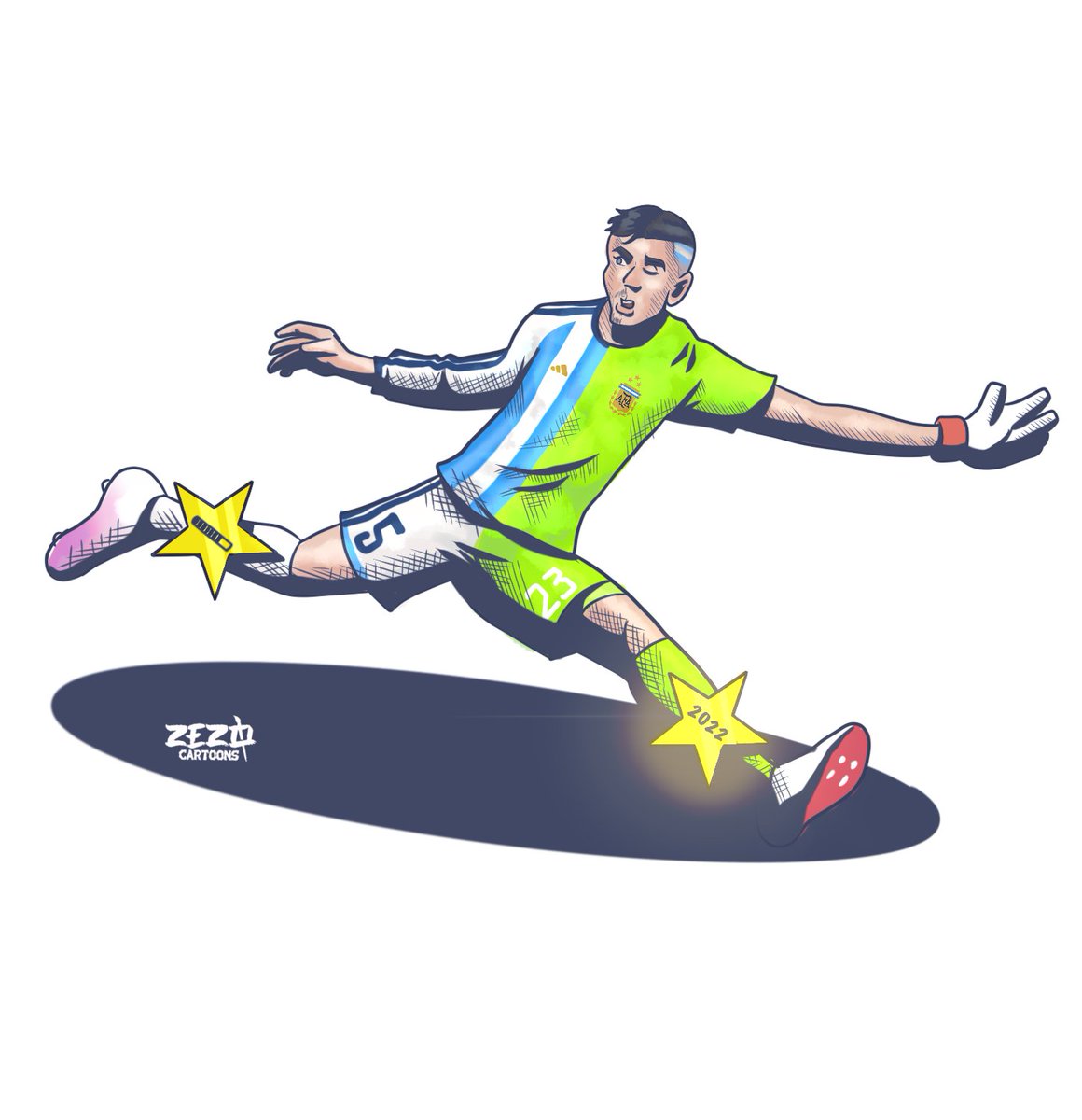 ZEZO_CARTOONS's tweet photo. Emi Martínez 🏆🇦🇷
Leo Paredes ⌛️🇦🇷 https://t.co/5tAeeGWVjw