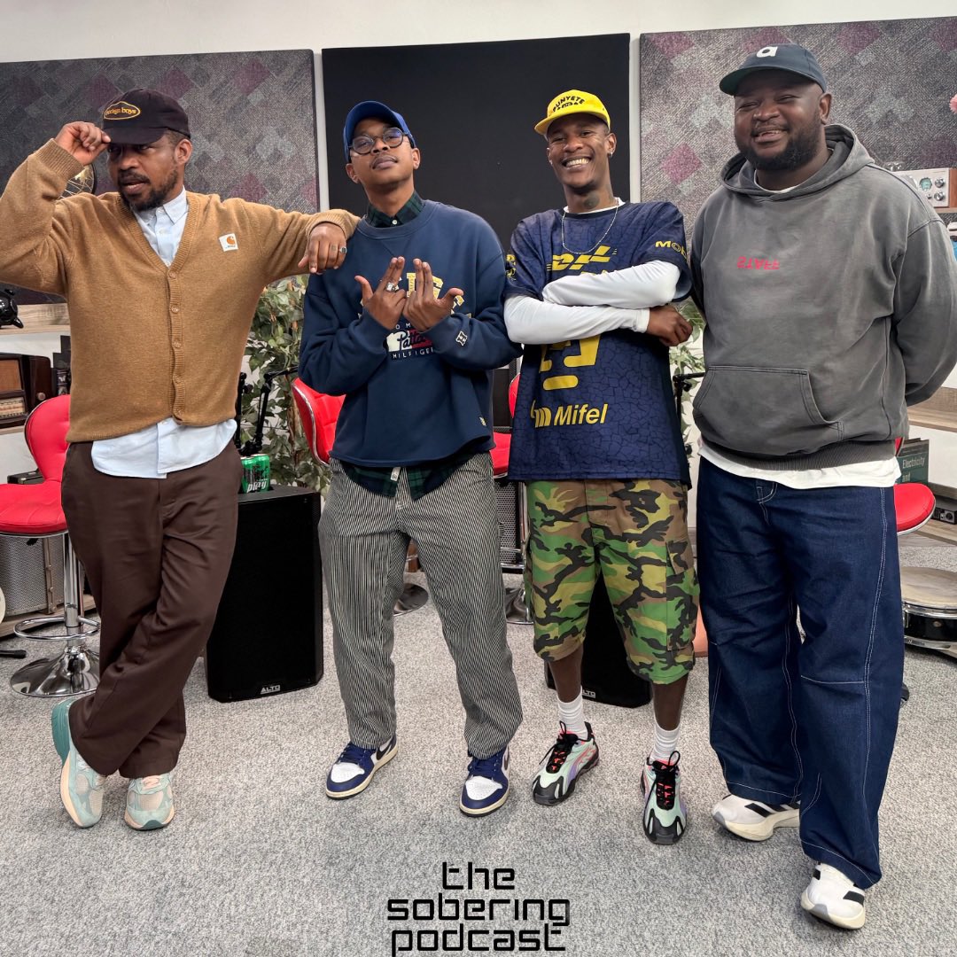 THESOBERINGPOD's tweet photo. https://t.co/oO7oUtj43m you may need a Vaal translator here. Bo swaar ba teng. The gents kicked it with Dukii Gonegreen to talk about his journey, album and rap rivalries. Fire conversation, tap in🫡 https://t.co/xoqAnFwBSS
