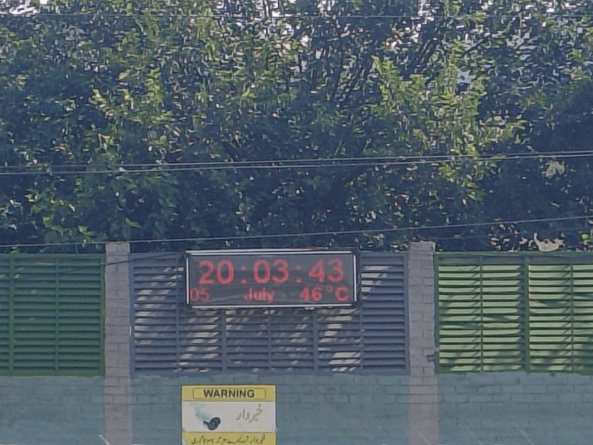 drkaim's tweet photo. Its freaking hot in Peshawar and there is no drinkable water in the police sahulat markaz khyber road Peshawar

The date and time are wrong in the picture
Took the picture for temperature
DrMianSaeedPSP https://t.co/PEZU9p72Fu