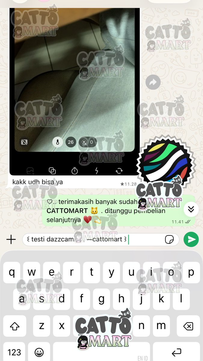 cattoay's tweet photo. 𐔌 . ⋮ 𝐜𝐚𝐭𝐭𝐨𝐦𝐚𝐫𝐭 .ᐟ ֹ ₊ ꒱  [75]   📁 ࣪  testimoni
pembelian CANVA dan DAZZCAM
―𓏲⋆ #wts #jual #aplikasipremium #bealanja https://t.co/FOf7jSRpkF